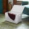 Household Essentials 19" White Woven Sturge Chest